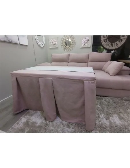 Ropa de Mesa Color Rosa Antimanchas con Camino