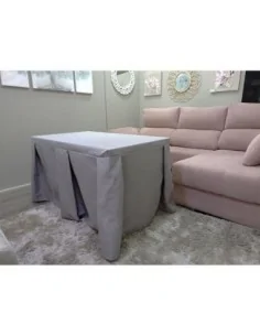 Ropa de Mesa Color Gris... 2