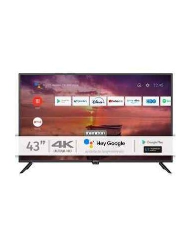 INFINITON TV/LED 43 UHD 4K 2300Hz,...
