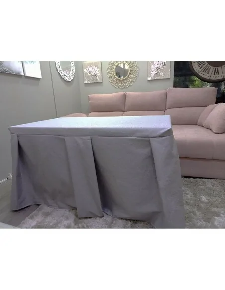 Ropa de Mesa Color Gris Perla Antimanchas