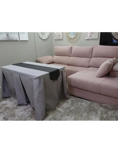 Ropa de Mesa Color Gris Plata Antimanchas con Camino