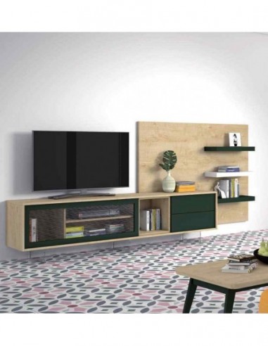 Composicion de salon moderna modular... Composicion de salon moderna modular...