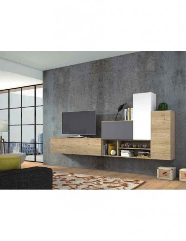 Composicion de salon moderna modular... Composicion de salon moderna modular...