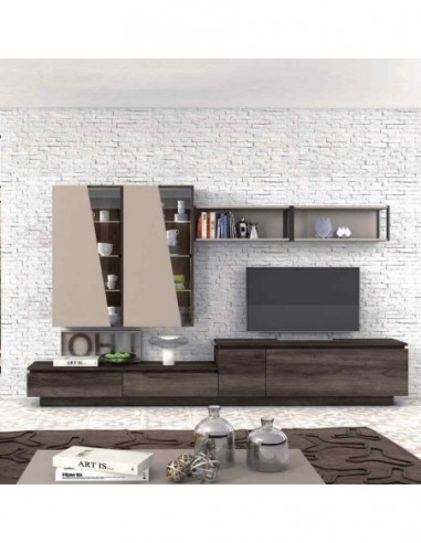 Composicion de salon moderna modular con aparador mesas a juego diferentes colores personalizables (170)