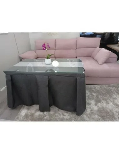 Ropa de Mesa Color Gris Marengo... Ropa de Mesa Color Gris Marengo...