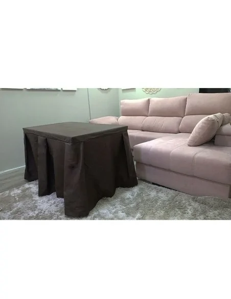 Ropa de Mesa Color Chocolate Antimanchas.