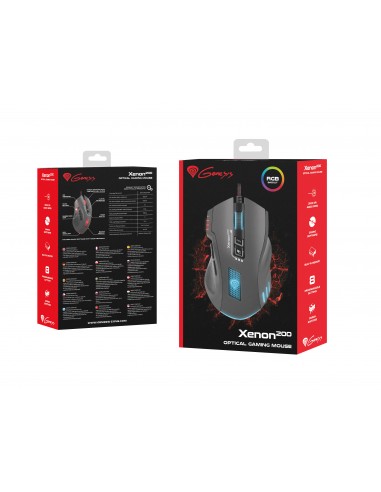 Raton GENESIS XENON 200 GAMING 3000 DPI Raton GENESIS XENON 200 GAMING 3000 DPI