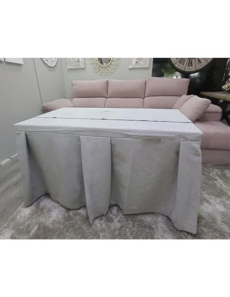 Ropa de esa Color Gris Perla Antimanchas Con Camino