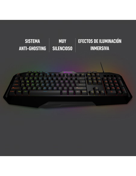 PHOENIX - TECLADO GAMING QWERTY CON CABLE