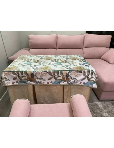 Conjunto Forro de Borrego Beige