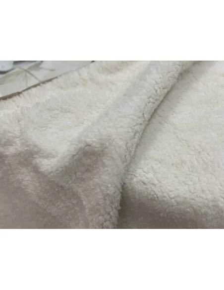 Conjunto Forro de Borrego Beige