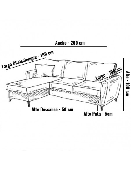 Chaiselongue Modelo Ova