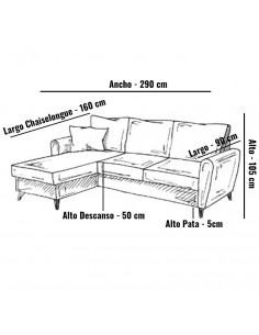 Chaiselongue Tadeo 2