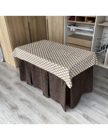 Ropa Elegante 10 Pliegues Chocolate...