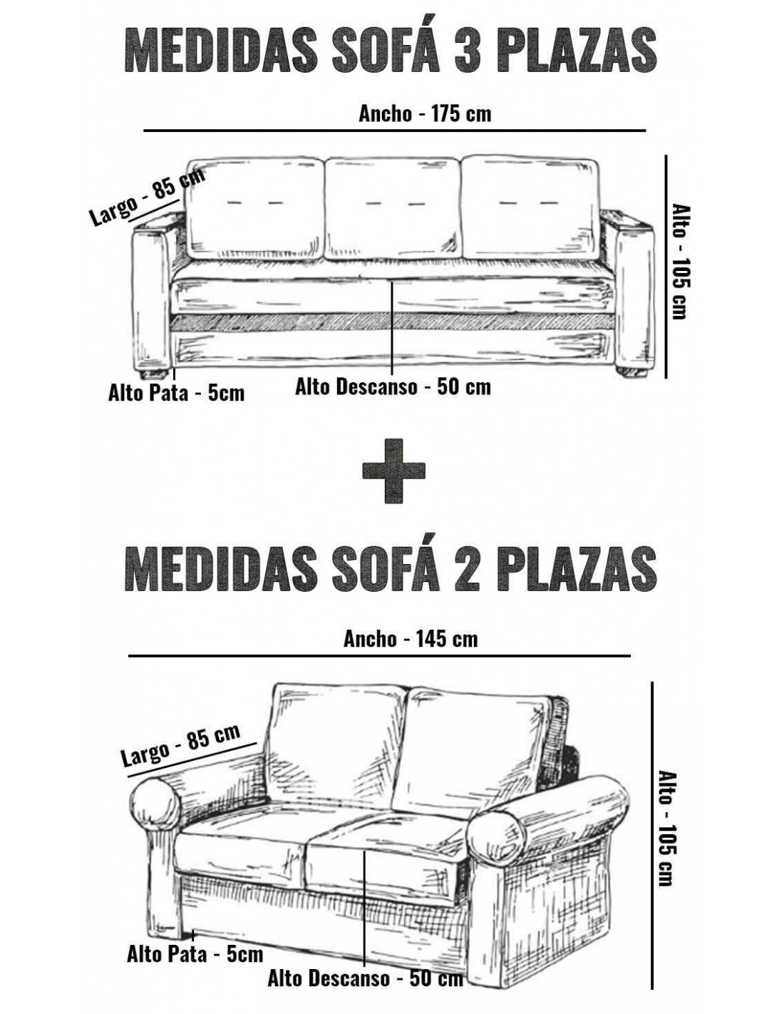 Sofá 3 + 2 Plazas Indian | Decopaq.es