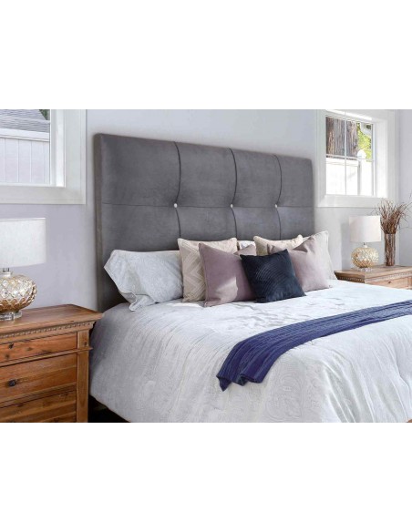 Cabecero tapizado acolchado Camile