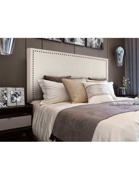 Cabecero tapizado acolchado Leonardo