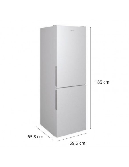 Frigorífico Combi Inoxidable No Frost CANDY