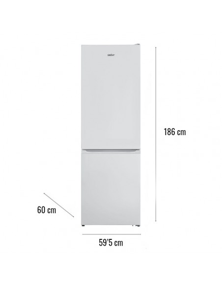 Frigorífico Combi No Frost SAUBER NF 185x60 Clase F