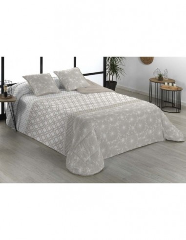 Edredon Confort Sherpa Troya Flor Beige