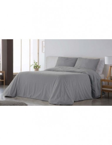Edredon Ondas Gris