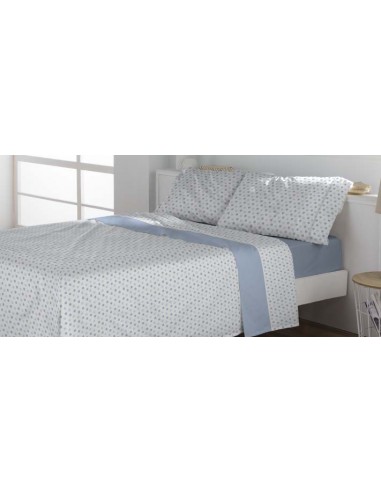 Juego de Sabanas Franela Laila Azul