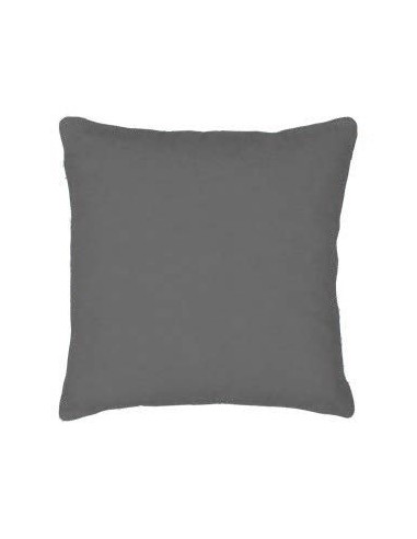 Funda Cojin Loneta Gris Oscuro