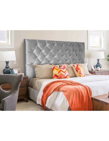 Cabecero tapizado acolchado Victoria