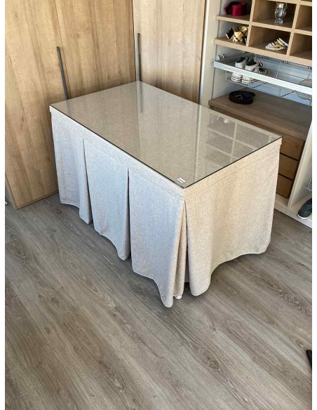 Ropa de Verano Costura Reforzada Color Gris con Tapete