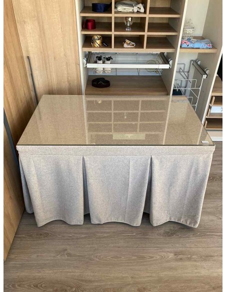 Ropa de Verano Costura Reforzada Color Gris con Tapete