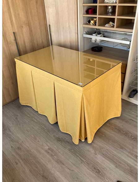 Ropa de Verano Costura Reforzada Color Mostaza con Tapete