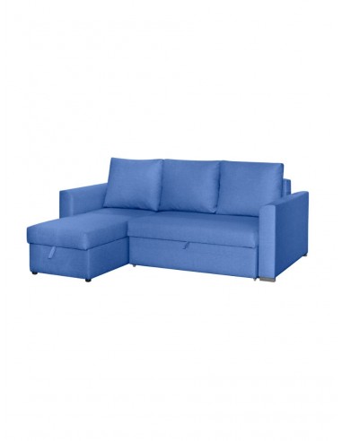 sofa cama chaiselonge estilo italiano azul oscuro