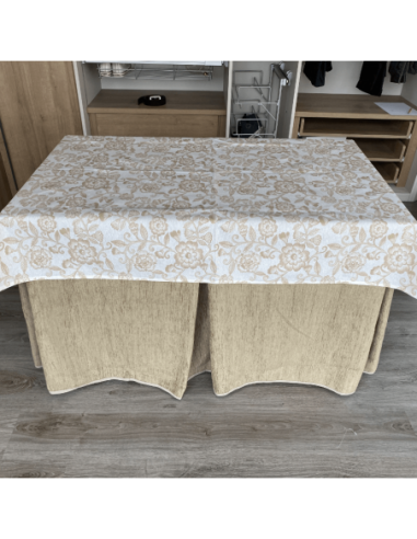 Ropa Doble Grueso Beige con Tapete... Ropa Doble Grueso Beige con Tapete...