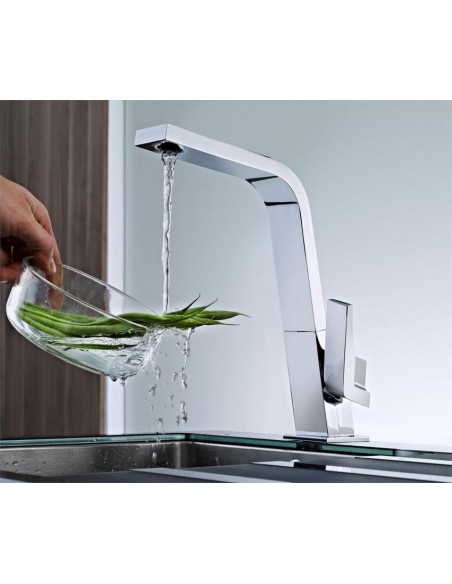 Grifo Monomando de Caño Alto modelo TOTAL IC 915 Blanco