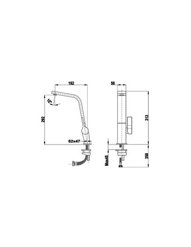 Grifo Monomando de Caño Alto modelo...