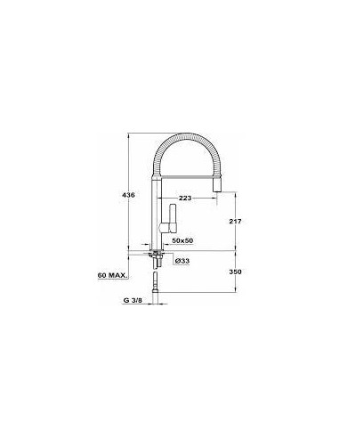 Grifo Monomando de Caño Alto modelo...