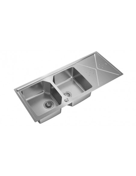 Fregadero Encastrado con Cubeta de Acero Inoxidable modelo Brooklyn 80 M-XP 2C