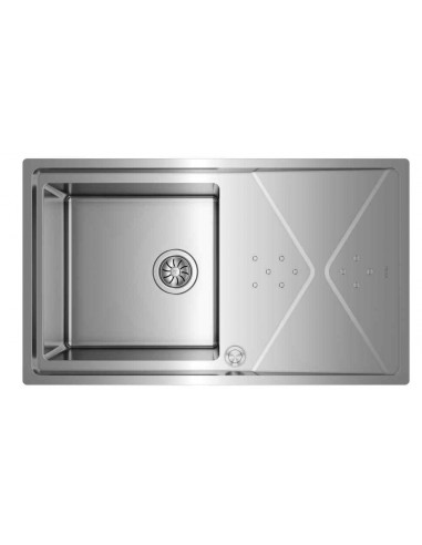 Fregadero con Cubeta de Acero...