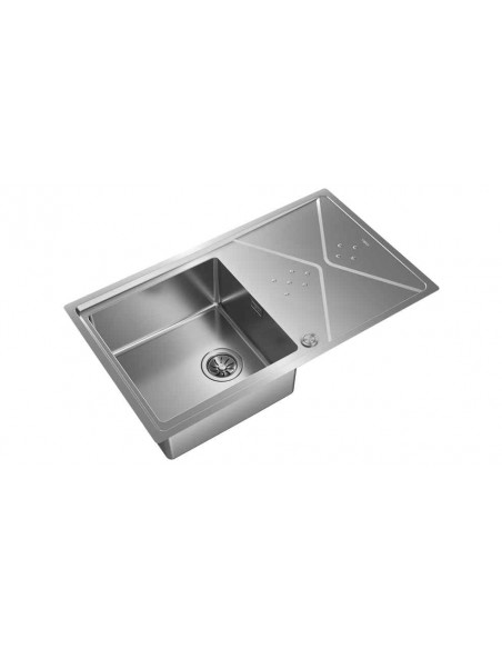 Fregadero con Cubeta de Acero Inoxidable modelo Brooklyn 50 M-XP 1C 1E