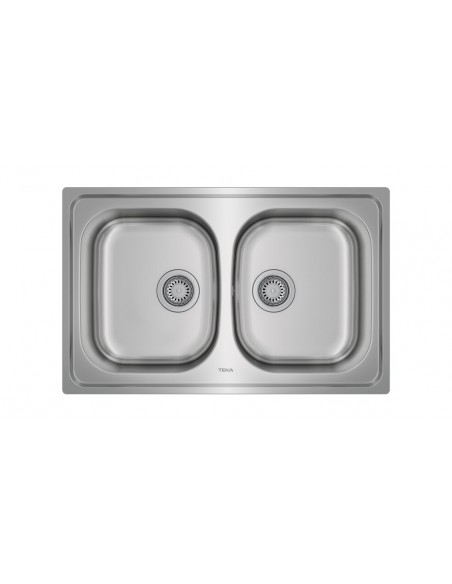 Fregadero Encastrado de Acero Inoxidable en 80cm modelo Universe 80 T-XP 2C