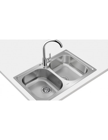 Fregadero Encastrado de Acero...