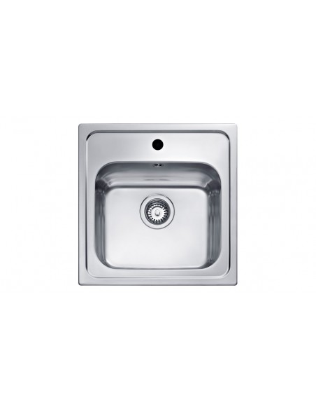 Fregadero Encastrado 50cm con 1 Cubeta de Acero Inoxidable Modelo Eline 1C