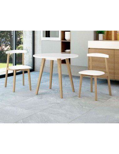 Silla de Madera Barnizada con Asiento...