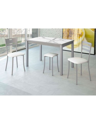 Silla de Aluminio con Asiento de...