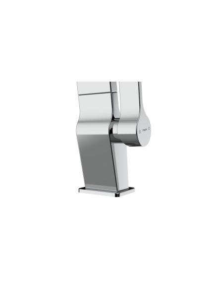 Grifo de Cocina Monomando con Caño Giratorio y Superficie Resistente