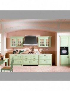 Cocina blanca plafon...