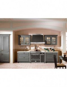 Cocina Clasica color Gris y...