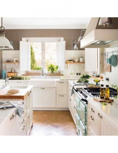 Cocina Clasica de Color Blanco con...
