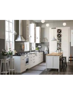 Cocina elegante de color...