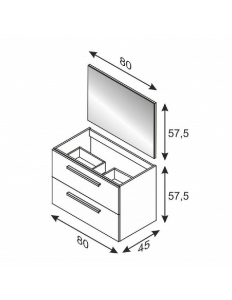 Pack Mueble de Baño Modelo Vasilev
